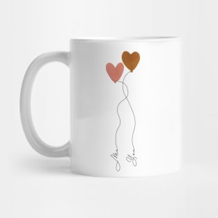 Balloon Hearts - Me and You Mug